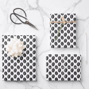 Coffee Beans  Wrapping Paper Sheet