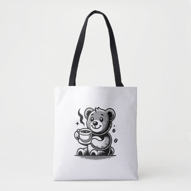 coffee bear tote bag (Front)
