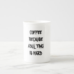 Coffee: because adulting is hard Mug