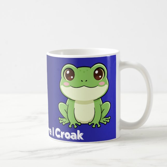 Coffee Before Croak Frog Mug (Right)