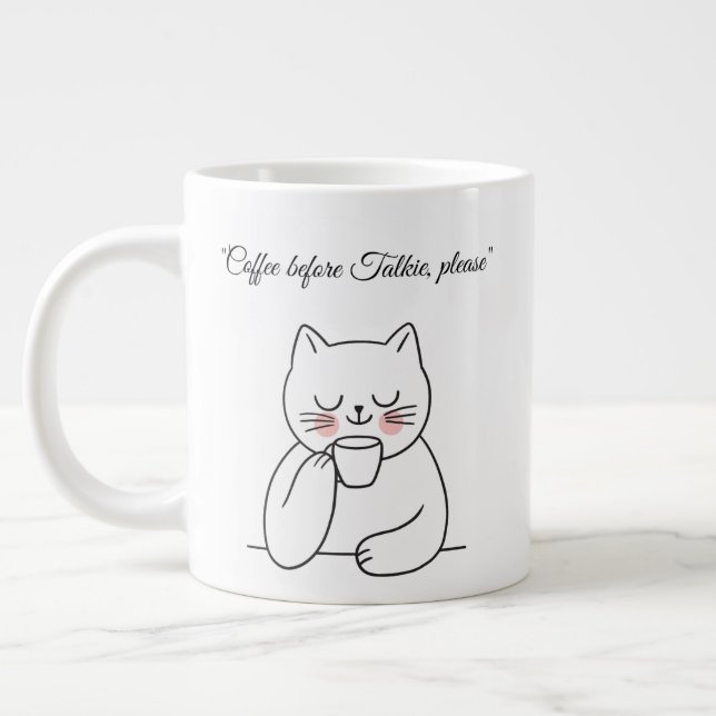 Coffee Before Talkie Mug  (Left)