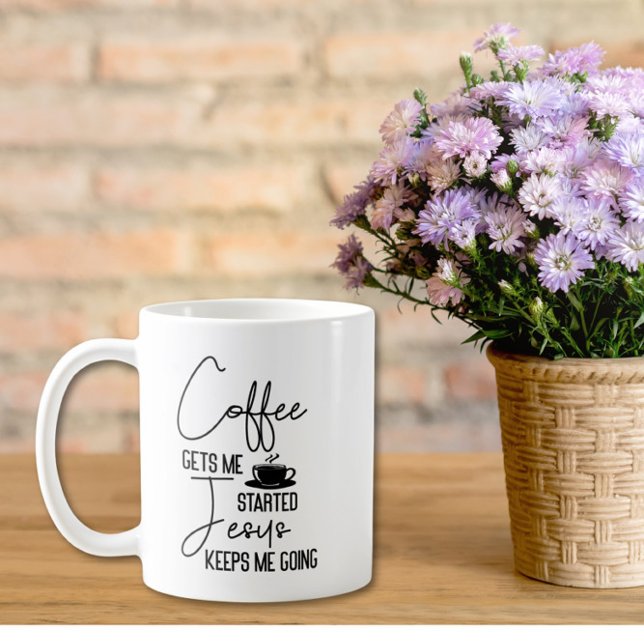 Coffee Bible Verse Coffee Mug (Creator Uploaded)