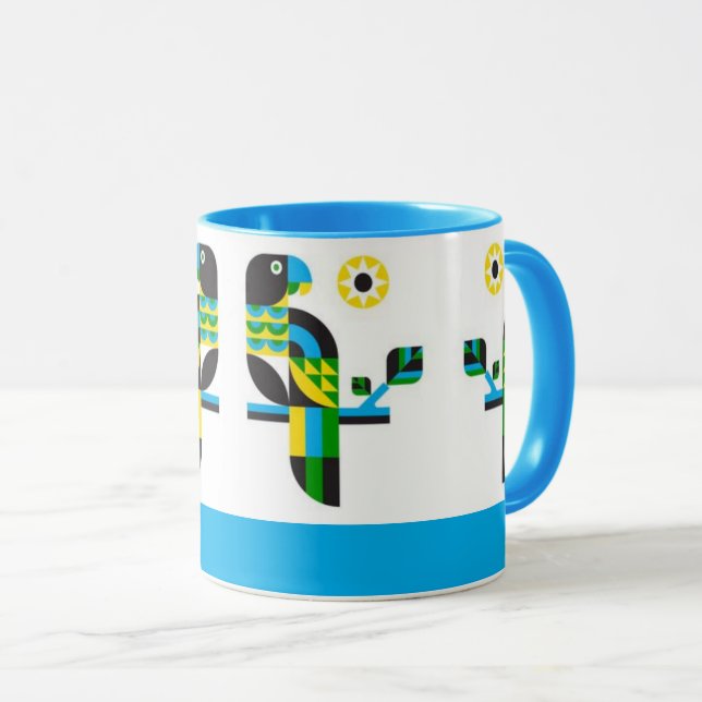 coffee bird mug (Front Right)