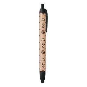 Coffee Black Ink Pen