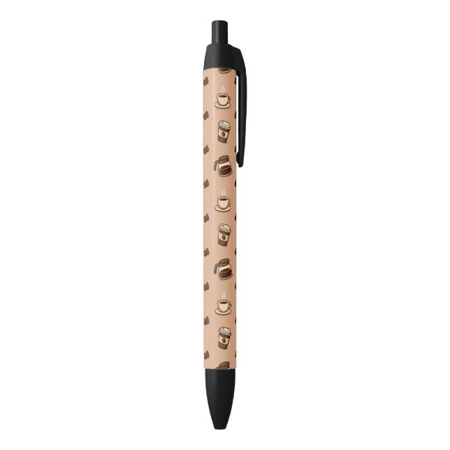 Coffee Black Ink Pen (Bottom (Vertical))