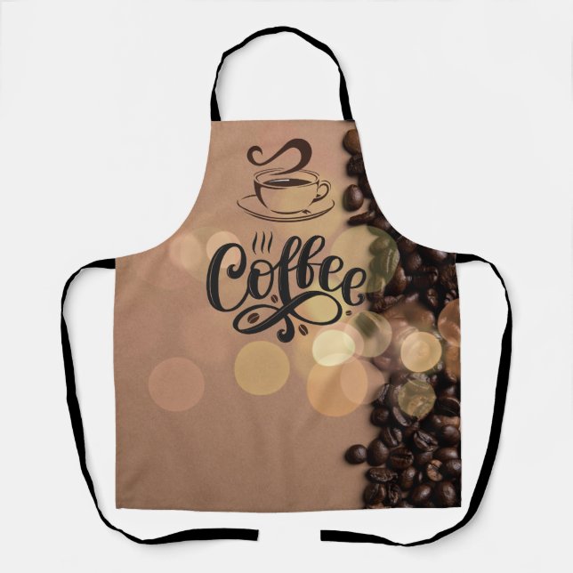 Coffee Bokeh Apron (Front)
