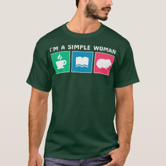 Coffee Books And Guinea Pig Pet T-Shirt