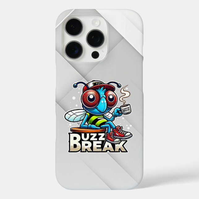 Coffee Break Buzz Case-Mate iPhone Case (Back)