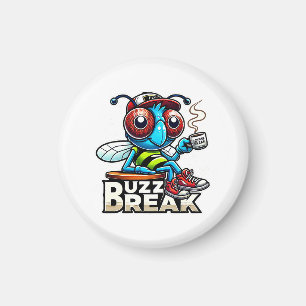 Coffee Break Buzz Magnet
