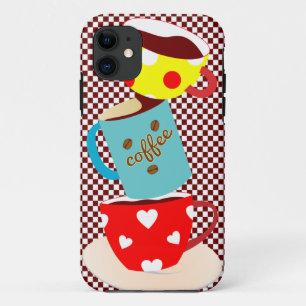 Coffee Break Checks iPhone 11 Case