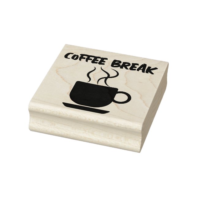 COFFEE BREAK CUP  RUBBER STAMP (Stamp)