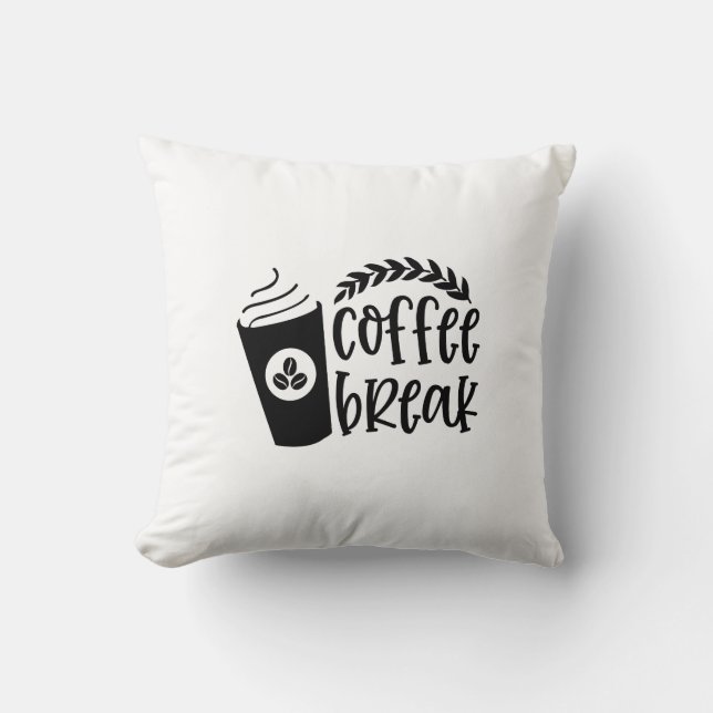Coffee Break Cushion (Front)