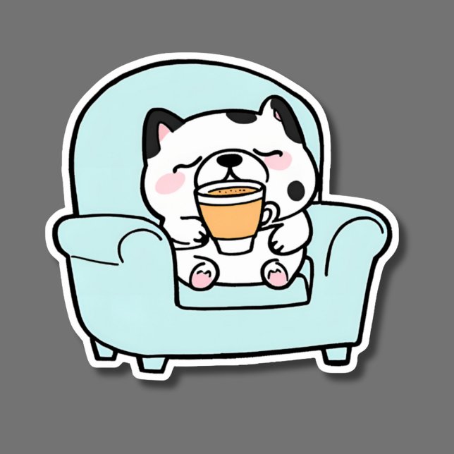 Coffee Break Dog Waterproof  (Creator Uploaded)