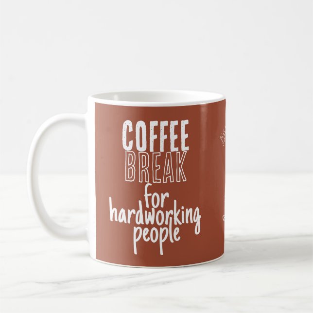 Coffee Break – Great Ideas – Terracotta  Mug (Left)