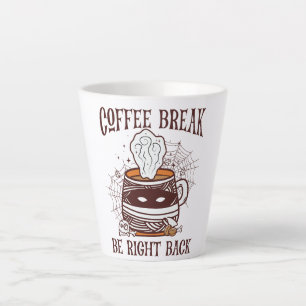 Coffee Break - Halloween Theme Latte Mug