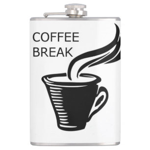Coffee Break Hip Flask