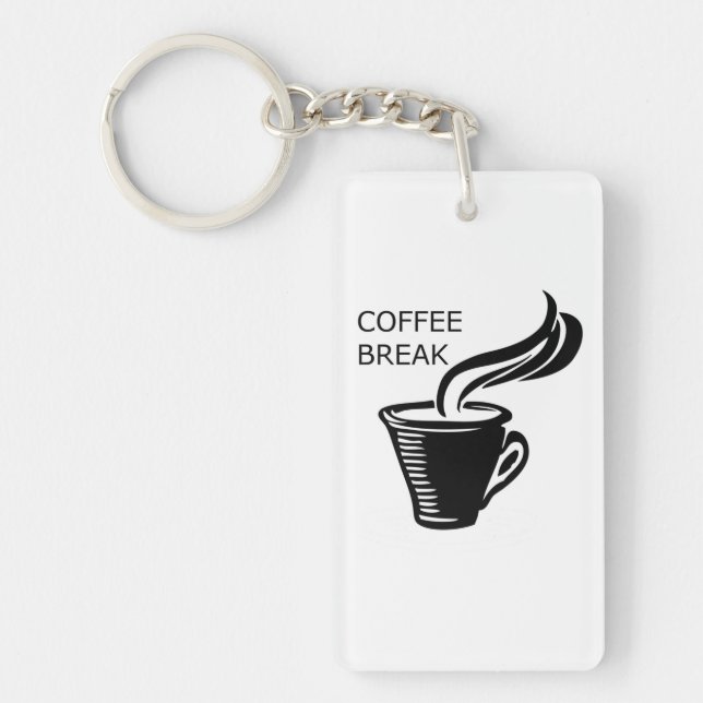 Coffee Break Key Ring (Front)