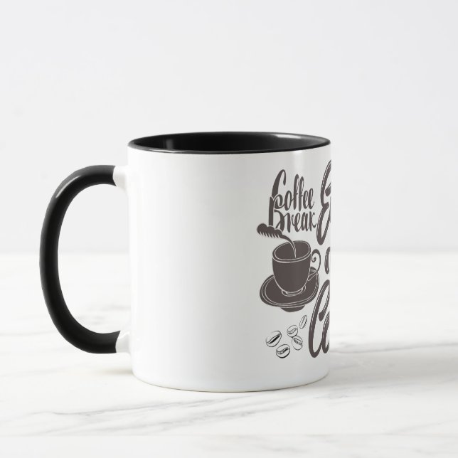 coffee break mug design (Left)