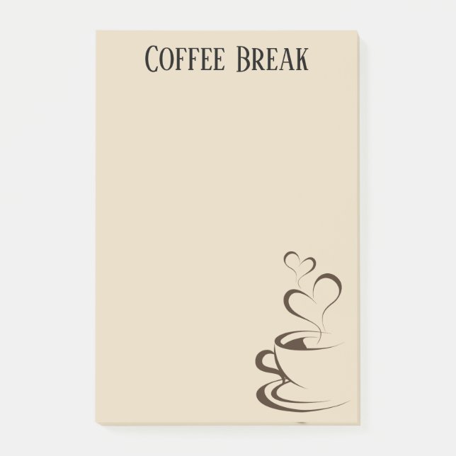 Coffee Break Post-It Notes (Front)