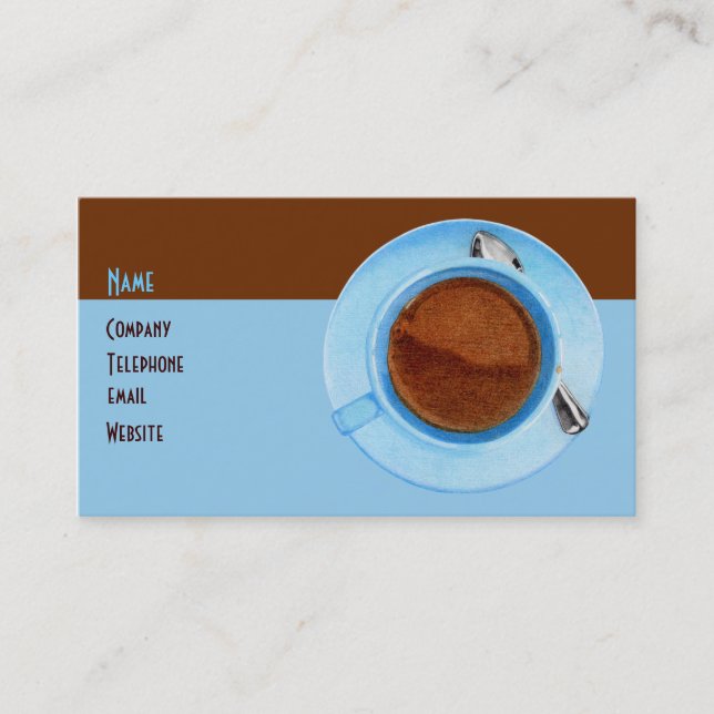 Coffee Break Profile Card (Front)