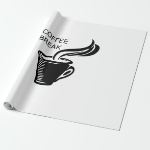 Coffee Break Wrapping Paper
