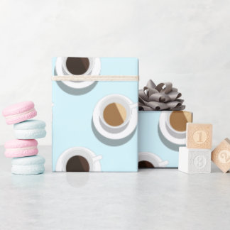 Coffee break. wrapping paper