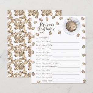 Coffee brewing baby shower Prayers for baby
