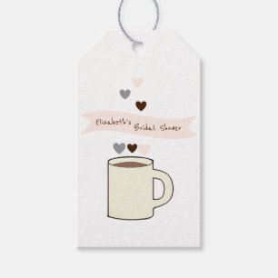 Coffee Bridal Shower Gift Tags