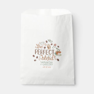 Coffee Bridal Wedding Shower The Perfect Blend Favour Bag