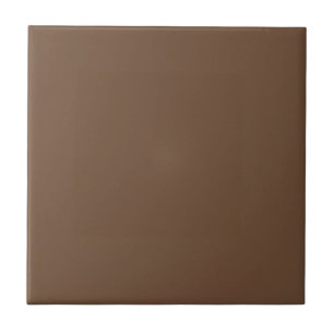 Coffee Brown Solid Colour  Ceramic Tile