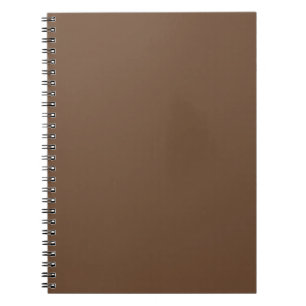 Coffee Brown Solid Colour Notebook