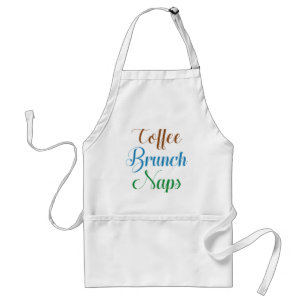 Coffee Brunch Naps Standard Apron