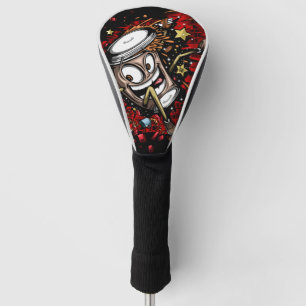 Coffee Burst Golf Head Cover