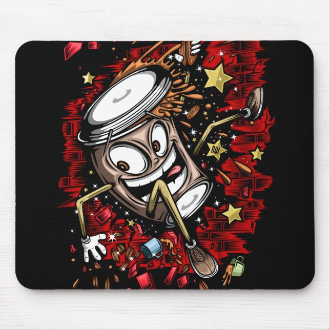 Coffee Burst Mouse Pad (Front)