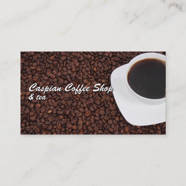 Coffee Business Card (Front)