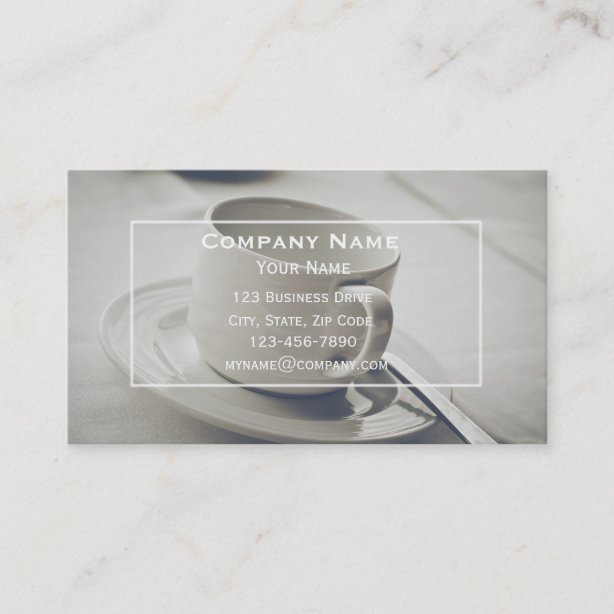 Cafe Business Cards Zazzle AU