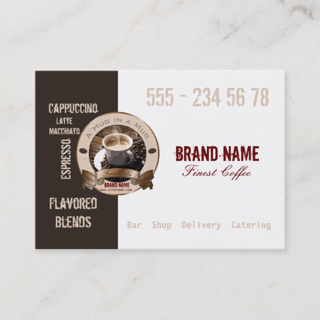COFFEE - Business-, Profile Card (Front)