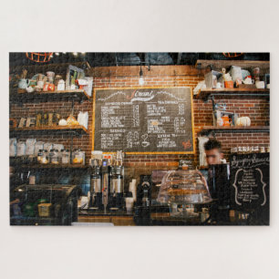 COFFEE CAFE AND BARISTA JIGSAW PUZZLE