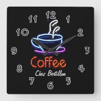 Coffee Cafe Neon Sign Personalised