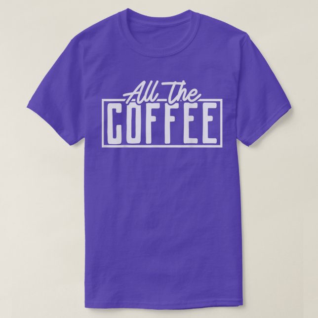 Coffee Caffeine Barista 7 T-Shirt (Design Front)
