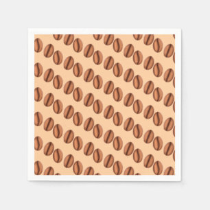 Coffee Caffeine Beans Napkin