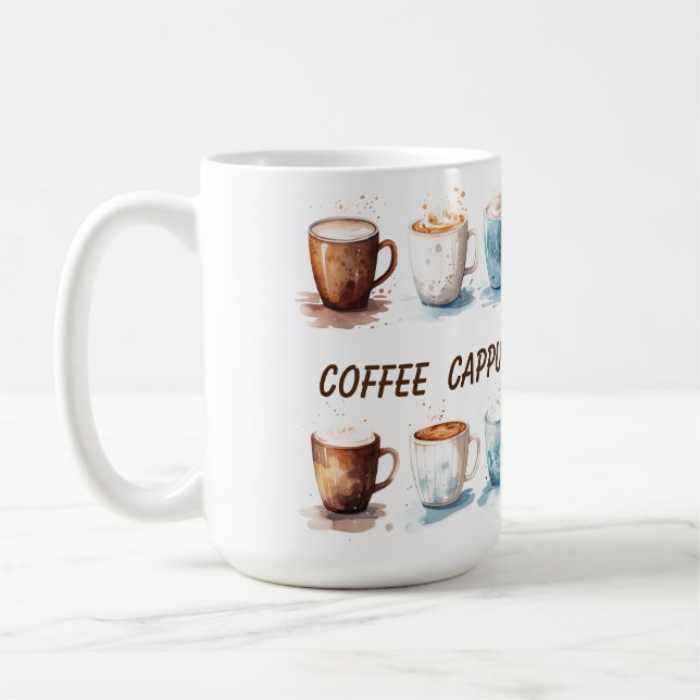 Coffee cappuccino caffe latte mug (Left)