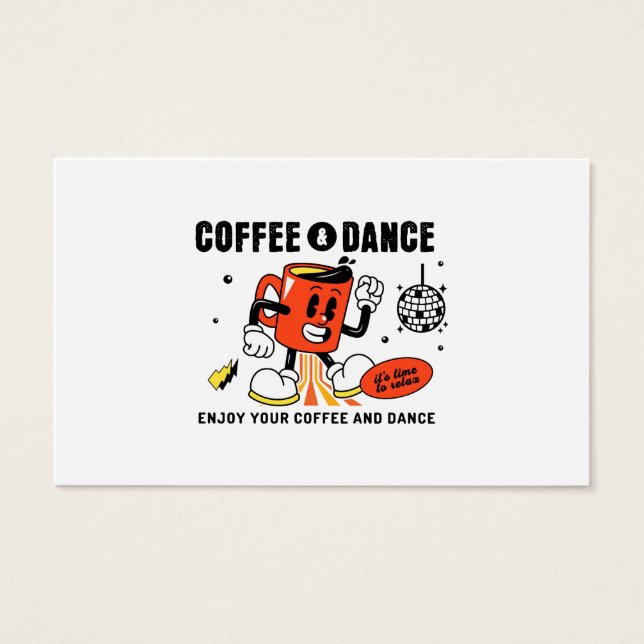 Coffee Cartoon Retro -1 (Front)