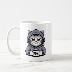 Coffee Cat ☕🐱 – Cute Cat Lover Coffee Design Mug