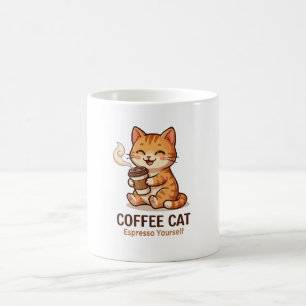 Coffee Cat Espresso Yourself Cute Kitten Mug