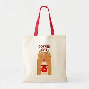 Coffee Cat    Tote Bag