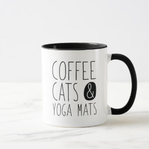 Coffee Cats And Yoga Mats Mug