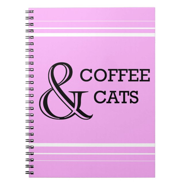Coffee & Cats Notebook (Front)