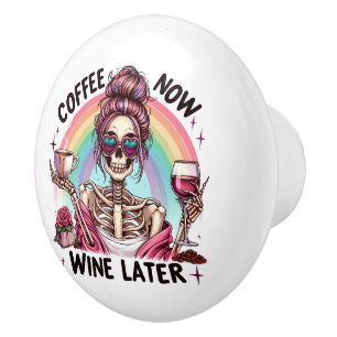 Coffee Ceramic Knob