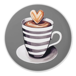 Coffee ceramic knobs